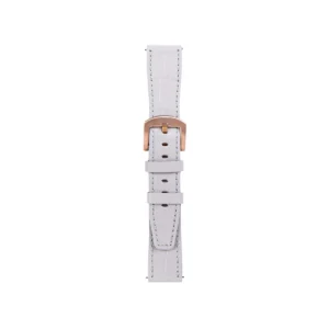 Fro LW38-43 20 mm Hakiki Deri Kroko Krem Kordon Gold Toka